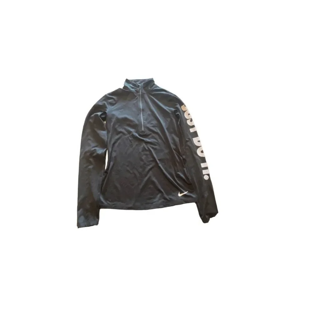 Nike 1/2 Zip Pullover *Black* Size Medium - Picture 6 of 9